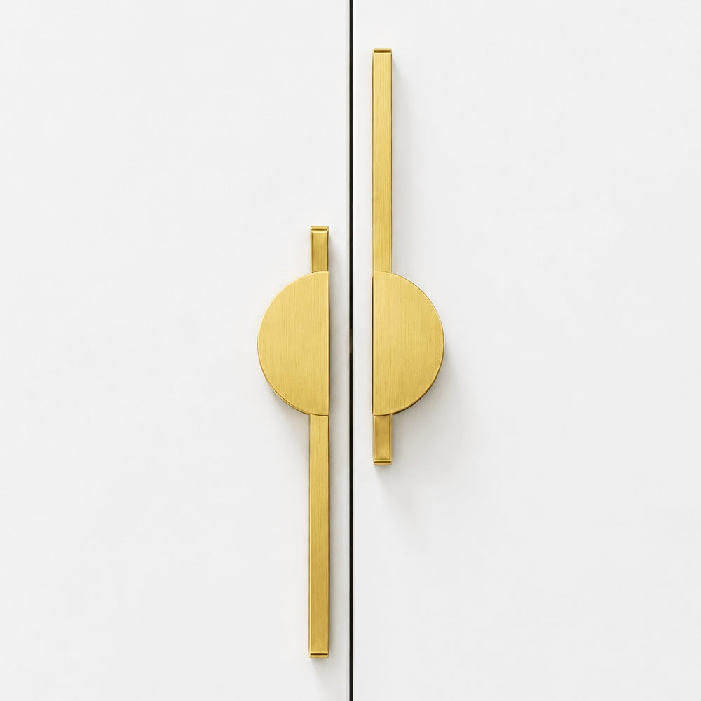 SLAB - Brushed Gold 10" Knobs and Pulls