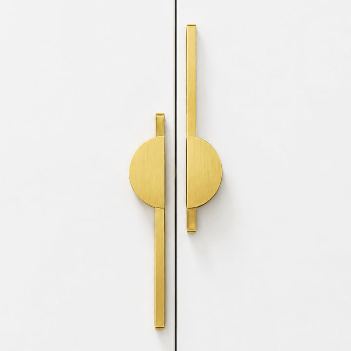 SLAB - Brushed Gold 10" Knobs and Pulls