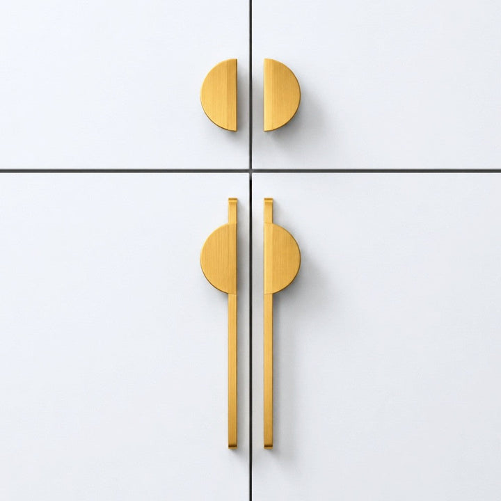 10 Inch Brushed Gold Cabinet Pulls | SLAB