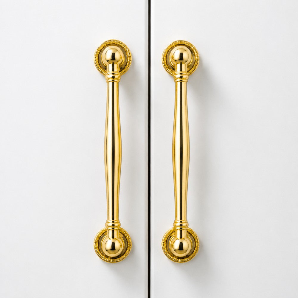 STACK antique brass 5 inch cabinet cup pull - ARCHANDLES