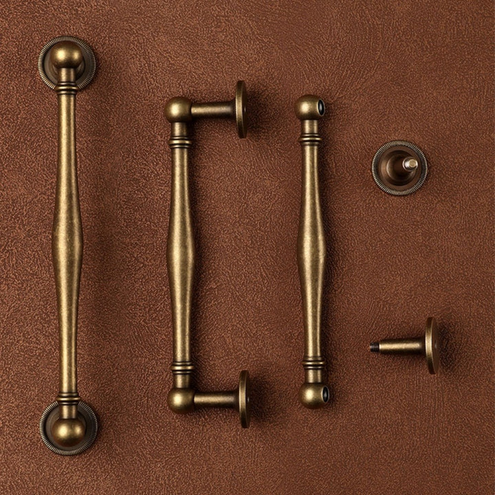 STACK antique brass 5 inch cabinet cup pull - ARCHANDLES