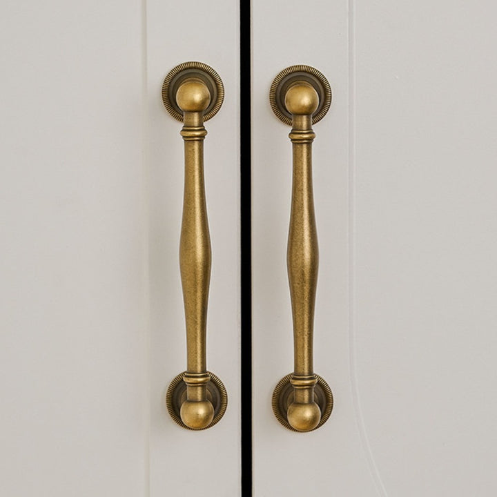 STACK antique brass 5 inch cabinet cup pull - ARCHANDLES