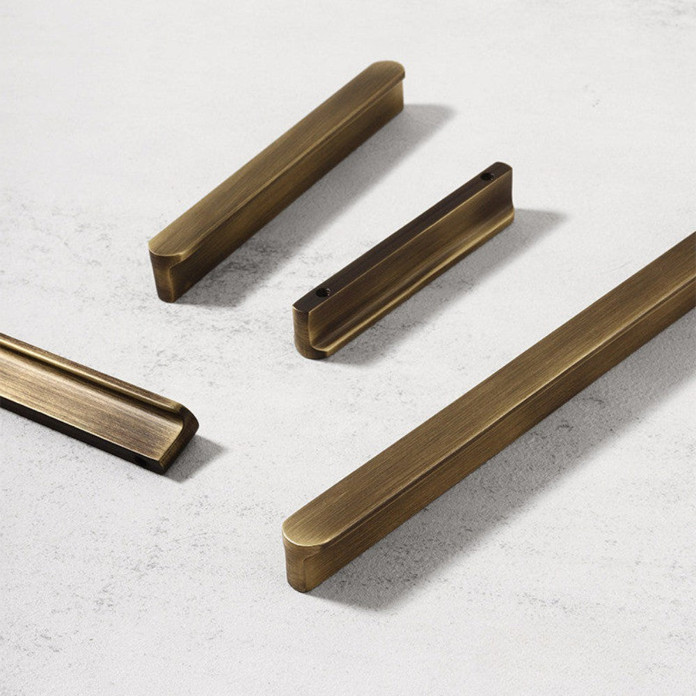 12.5 Inch Brushed Gold Cabinet Pulls | SURFACE