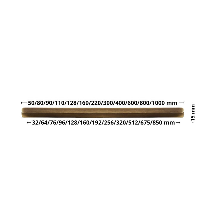 12.5 Inch Brushed Gold Cabinet Pulls | SURFACE