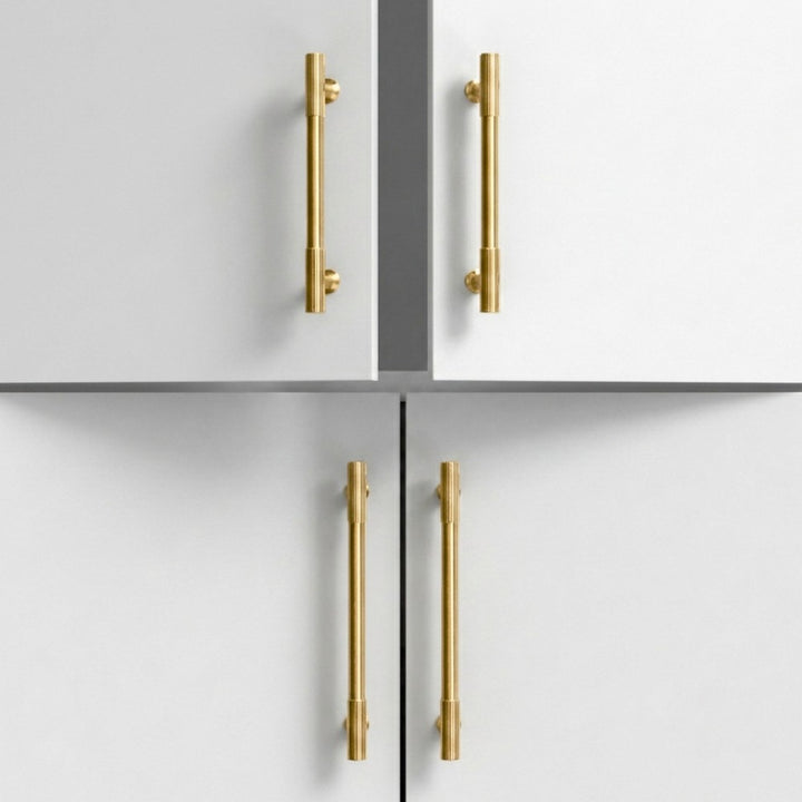 VAPOR brushed gold 3.75 inch cabinet bar pull - ARCHANDLES