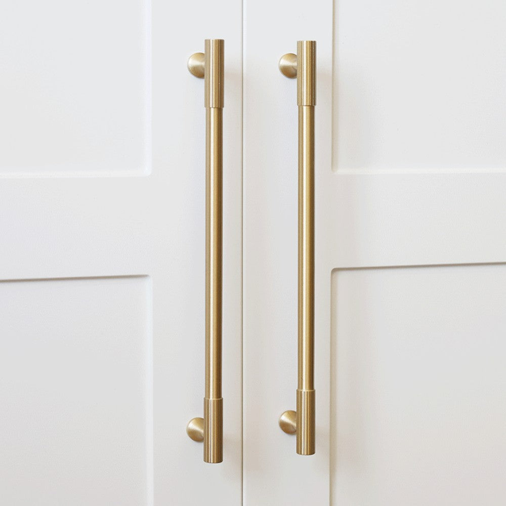 VAPOR brushed gold 3.75 inch cabinet bar pull - ARCHANDLES