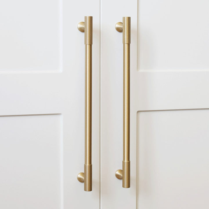 VAPOR brushed gold 3.75 inch cabinet bar pull - ARCHANDLES