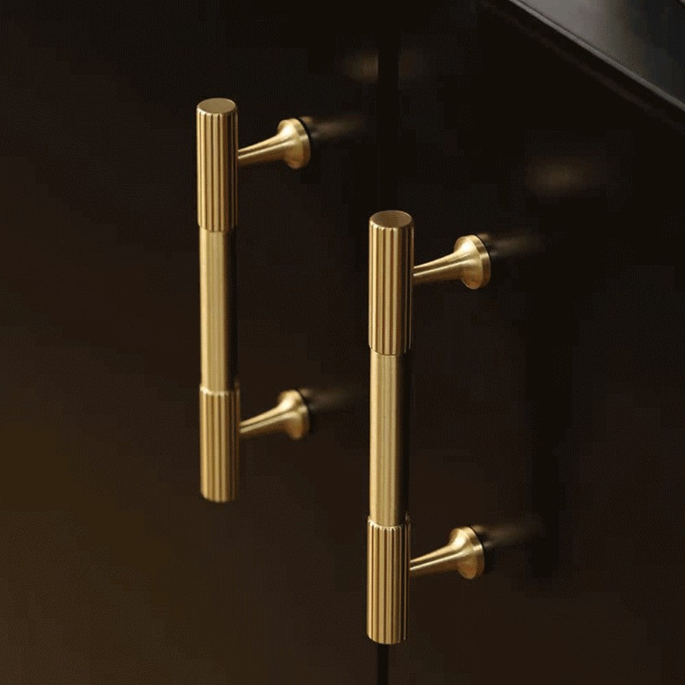 VAPOR brushed gold 3.75 inch cabinet bar pull - ARCHANDLES
