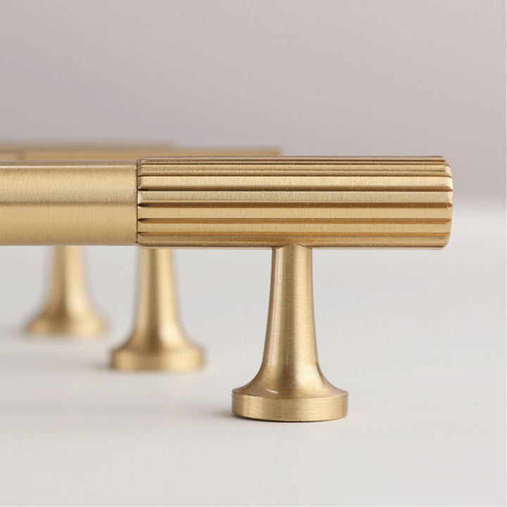 VAPOR brushed gold 3.75 inch cabinet bar pull - ARCHANDLES