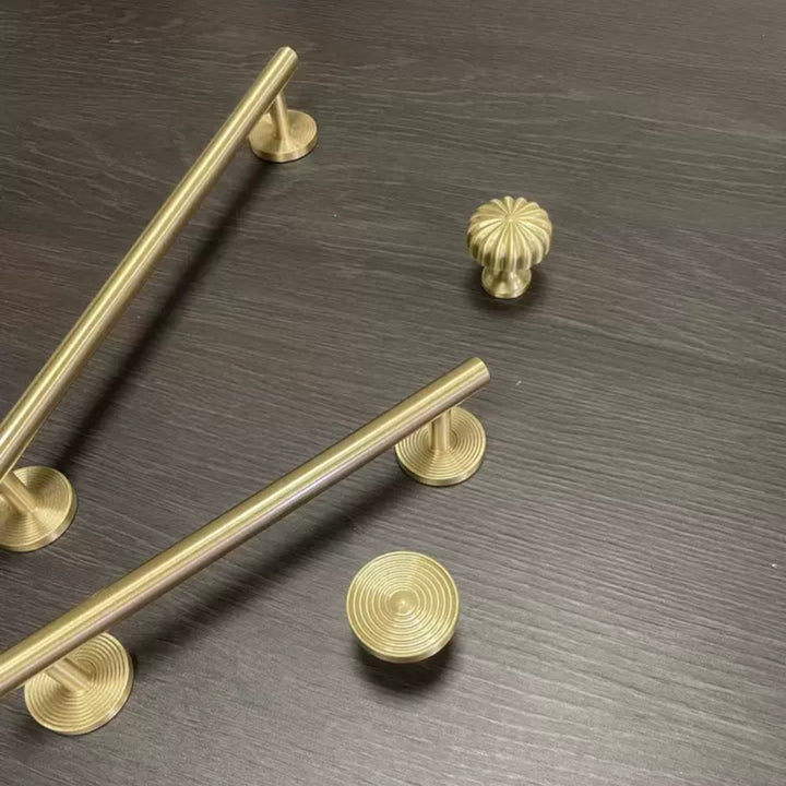 ZEPHYR brushed gold 7.5 inch cabinet bar pull - ARCHANDLES