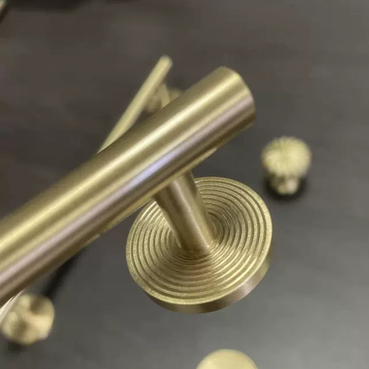 ZEPHYR brushed gold 7.5 inch cabinet bar pull - ARCHANDLES